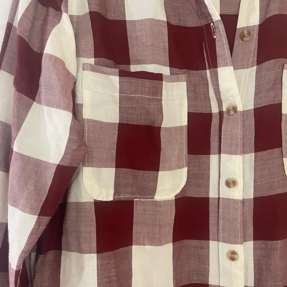 Abercrombie & Fitch Boyfriend Plaid Blouse - Picture 2 of 6